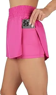 [90 Degree by Reflex] 2 in 1 Running Shorts
