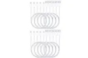 10 Pack 1m Data Transfer Charger Charging USB Cable Cord for Apple iPhone iPad iPod Bulk White TPE Plastic