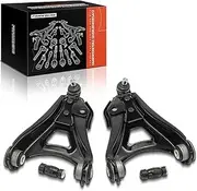 Frankberg 2x Suspension Arm + 2x Ball Joint Front Lower Compatible with Kubistar Box X76 1.5L 2003-2009 Clio II BB CB 1.2L-3.0L 1998-2009 Replace# 7700313944