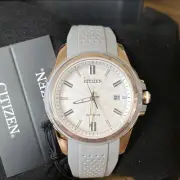 CITIZEN Eco-Drive Grey Silicone Rose Gold Women's Watch - FE6137-08A