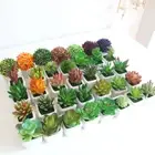 Home Decor Lotus Floral Craft Fake Flowers Succulents Artificial Mini Plants