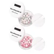 Shining Setting Powder Balls with Puff Loose Setting Powder