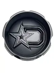 Dropstar Matte Black Snap In Wheel Center Cap 825K82-YB003+824K65-DS(B001)-YB003