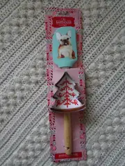 Ciroa CHRISTMAS BULLDOG Large Spatula TREE Cookie Cutter NEW