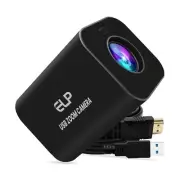 ELP 12X Zoom 4K 30fps USB Camera 1080P 60fps HDMI USB Webcam Autofocus Manual...