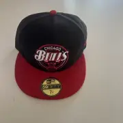 Chacago Bulls New Era Cap 59Fifty 7 1/4 NBA NFL NHL MLB Rare Hardwood Classic