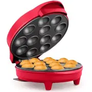 Cake Pop Maker Red - Makes 12 Cake Pops Non-Stick Coating Perfect for