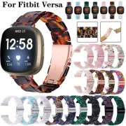 For Fitbit Versa3/Sense Retro Resin Straps Watch Band Wristband Strap Bracelet
