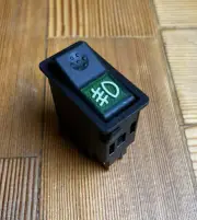 BRAND NEW FORD CARGO TRUCK DOTTED GREEN FRONT FOGLIGHT CONTROL SWITCH