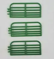 1/64 Standi 10' Cattle gate lot of 3 pieces custom farm display Green