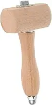 Angoily Wooden Mallet for Leather Crafting Durable DIY Leather Carving Hammer Tool Protective Design for Delicate Surfaces Essential Accessory for Craftsmen and DIY Enthusiasts