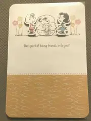 Hallmark Friendship Greeting Card-Peanuts-Best part of being friends .NEW(A26)