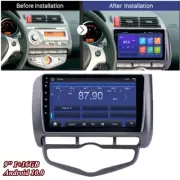 9'' Android 10 1+16GB Stereo Radio GPS Navigation For Honda Jazz City 02-07 LHD