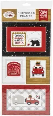 3 Pack Let's Go Anywhere Chipboard 6"X13"-Frames GA242065