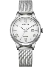 Citizen EW2621-75A White Dial Silver Stainless Steel Womens Watch