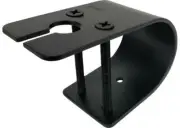 AXIS 50mm BULLBAR MOUNT BLACK SLOTTED BRACKET ANTENNA UHF CB FOR UHF ANTENNAS