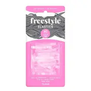 Free Style Snag Free Hair Elastic CLEAR - 30pc