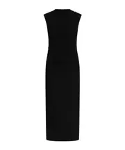 Sleeveless jersey dress - Black L,M black