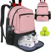 Tennis Bag Tennis Backpack 2 Rackets for Women Men Large Racket Bags with Insula