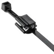 HellermannTyton 156-00468 T50REC5B Black UV Zip Tie & HIRHS