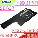 DELL電池-戴爾 5KG27,C4MF8,9KH5H,INSPIRON 14 7000,14-7437,P42G