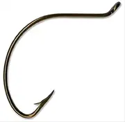 [Mustad] Classic Reversed Turned Up Eye Wide Gap Hollow Point Hook (Pack of 100)