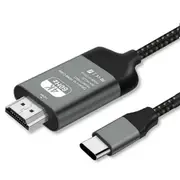 4K USB Type C 3.1 Male to HDMI Male HDTV AV TV Adapter Converter Cable For Samsung Galaxy S9 S10 S20 S21 Note 9 10 20 MacBook