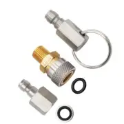 Stainless Steel Quick Connect Adapter for PCP Air Rifles Standard Size 18