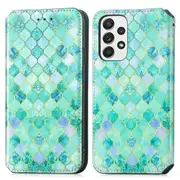 CaseNeo For Samsung Galaxy A23 4G /A23 5G Leather Wallet Flip Case With RFID Blocking Credit Card Holder Slots Cover - Emerald