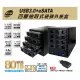 (支援20TB)伽利略 USB3.0 + eSATA 1至4層抽取式硬碟外接盒(35D-U3ES)