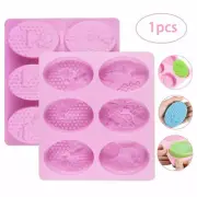 6-Cavity Homemade Making Honey Bee Chocolate Cake Soap Mold Silicone Tray DIY