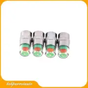 4X Car Tire Pressure Monitor Valve Stem Caps Sensor Indicator 3 Color Eye Alert (for: Honda)