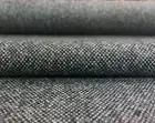 2 yd Maharam Beck Molecule Charcoal Gray Woven Wool Upholstery Fabric CG