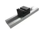 Black Nylon Guide Block with "C" Channel Bracket Sliding Slide Gate