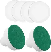 NULYLU 1 Set Replacement Ice Hockey Pucks and Paddles for Air Hockey Table Durable Pusher with Pushers and Balls for Gameplay
