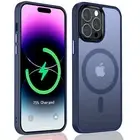 For iPhone 14 Pro Max/14 Pro/14/13 MagSafe Magnetic Slim Hard Case Cover, Navy