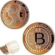 Katy Craig 10 x 1oz Copper Rounds Bitcoin Guardian Crypto 999 Fine Bullion Supplied in Tub