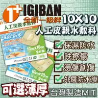 在飛比找蝦皮購物優惠-【可選 薄/厚】10x10型2片裝 全新生醫一級絆人工皮親水