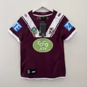 Manly Warringa Sea Eagles 70th Year 2016 Rugby League Jersey - New - Size 12