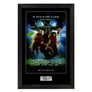 Neil Fanning Signed Scooby-Doo Poster with Plaque - Rare Collectible Framed