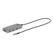 StarTech.com USB-C Triple Monitor Multiport Adapter Dual 4K 60Hz + 4K 30Hz HDMI & DisplayPort, 3-Port USB 10Gbps Hub, 100W PD Pass-Through, GbE, Travel Dock, Windows & ChromeOS [117B-USBC-MULTIPORT]
