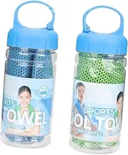 SUPVOX 2pcs Cool Towel Absorbent Bath Towels Gym Towel Quick Dry Bath Towel Football Towel Microfibre Gym Towel Towels Hair Towel Men Yoga Towel Polyester