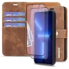 Shockproof Folio Case for iPhone 12/13/Pro/Max Luxury Leather Card Slots Cover