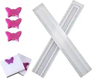 Butterfly Tube Column Silicone Soap Mold Candle Chocolate Candy Cake Mold Embed Soap Making Supplies