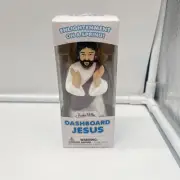DASHBOARD JESUS Bobble Head on Spring Car Office Desk Archie McPhee #11093