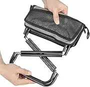 Foldable Stool,Folding Backpack Stool | Lightweight Non-Slip Bench Seat Chair Rest for Home Dorm Outdoor Desk Shower Bed Bathroom