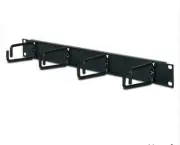 APC AR8425A 1U Horizontal Cable Organizer, Black, for Network/Server Rack