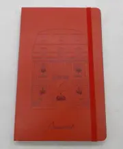 Moleskine x Baccarat France Collaboration Red Leather Notebook - NEW