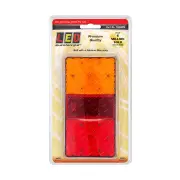 LED Autolamps Stop Tail Indicator Reflector Light 12-24V 14 LED Lamp Blister