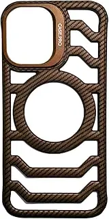 Allone ALG-I1603BR iPhone 16 Borderless Case with Stand, Brown, 3.0 x 0.5 x 5.9 inches (7.5 x 1.3 x 15 cm), Mug Safe, Reduces Hand Sweat, Shock Absorption, Adjustable Stand Angle, Compatible with